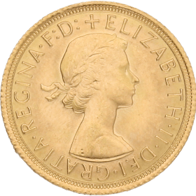 Moneda Reino Unido 1 Libra Soberano Oro 1968 7,98 g