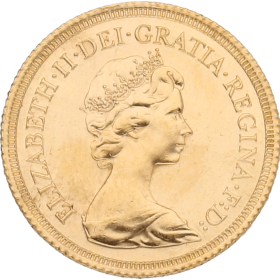 Moneda Reino Unido 1 Libra Soberano Oro 1978 7,94 g