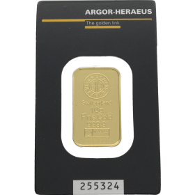 Lingote nº 255324 Oro 10 g