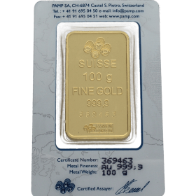 Lingote Pamp 369463 Oro 99,99 g