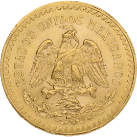 Moneda México 50 Pesos Oro 1946 41,62 g