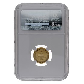 Moneda China 10 Yuans Panda MS 69 Large Date Oro 1993 1/10oz