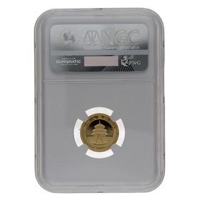 Moneda China 10 Yuans Panda MS 69 Frosted Ring Oro 2000 1/10oz