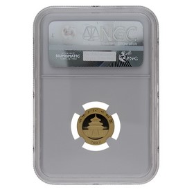 Moneda China 50 Yuans Panda MS 70  Oro 2007 1/10oz