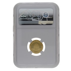 Moneda China 50 Yuans Panda MS 70 Oro 2012 1/10oz