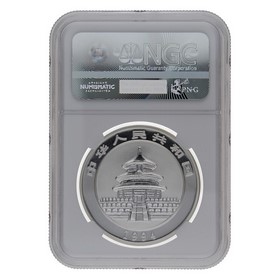 Moneda China 10 Yuans Panda MS 69 Large Date Plata 1994 1oz