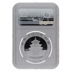 Moneda China 10 Yuans Panda MS 69 Plata 2010 1oz