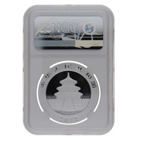 Moneda China 10 Yuans Panda MS 70 Plata 2012 1oz