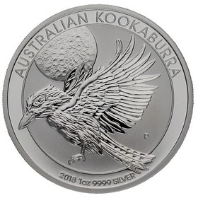 Moneda Australia 1 Dólar Kookaburra Plata 2018 1oz
