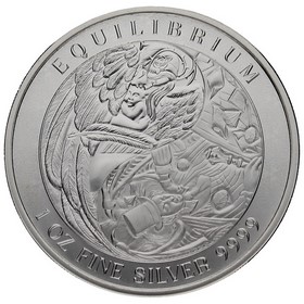 Moneda Tokelau 5 Dólares Equilibrium Plata 2024 1oz