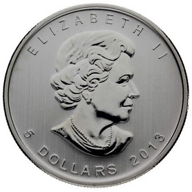 Moneda Canadá 5 Dólares Bisonte Plata 2013 1oz