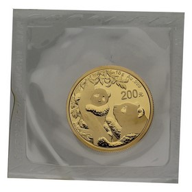 Moneda China 200 Yuanes Panda Oro 2021 15g