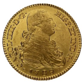 Moneda 2 Escudos Oro 1789 M-Madrid MF 6,80g