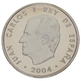 Moneda 10 Euros Ampliación de la Unión Europea Plata 2004 M-Madrid 26,91g