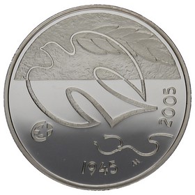 Moneda Finlandia 10 Euros Paz Plata 2005 M 24,68g