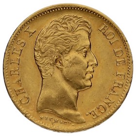 Moneda Francia 40 Francos Oro 1830 A-París 12,90g