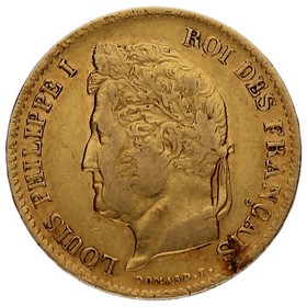 Moneda Francia 40 Francos Oro 1834 A-París 12,80g