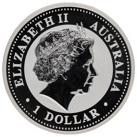 Moneda Australia 1 Dólar Kookaburra Plata 2007 1oz