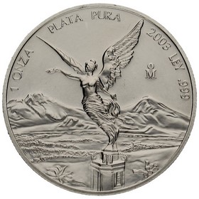 Moneda México 1 Onza Libertad Plata 2003 Mo-México 1oz