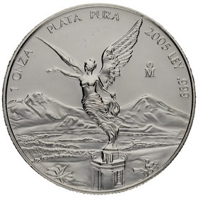 Moneda México 1 Onza Libertad Plata 2005 Mo-México 1oz