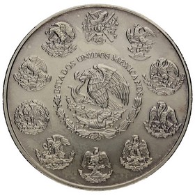 Moneda México 1 Onza Libertad Plata 2007 Mo-México 1oz