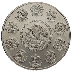 Moneda México 1 Onza Libertad Plata 2008 Mo-México 1oz