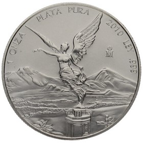 Moneda México 1 Onza Libertad Plata 2010 Mo-México 1oz
