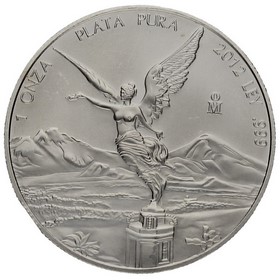 Moneda México 1 Onza Libertad Plata 2012 Mo-México 1oz