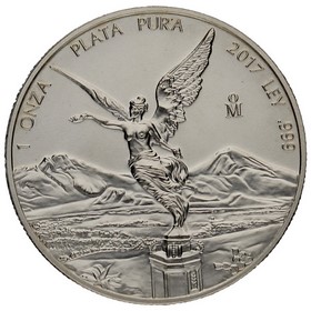 Moneda México 1 Onza Libertad Plata 2017 Mo-México 1oz