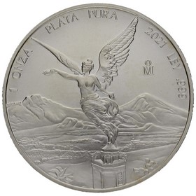 Moneda México 1 Onza Libertad Plata 2021 Mo-México 1oz