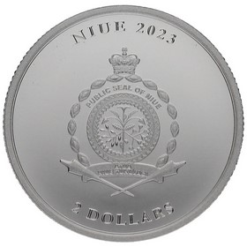 Moneda Niue 2 Dólares Equilibrium Plata 2023 1oz