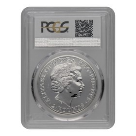 Moneda Reino Unido 2 Libras Britannia PCGS MS68 Plata 2011 1oz