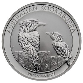 Moneda Australia 1 Dólar Kookaburra Plata 2017 1oz