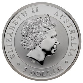 Moneda Australia 1 Dólar Kookaburra Plata 2017 1oz