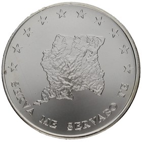 Moneda Surinam 10 Dólares Plata 2013 1oz