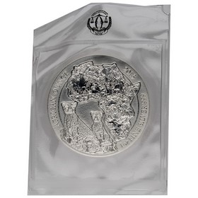 Moneda Ruanda 50 Francos Ruandeses Guepardo Plata 2013 1oz