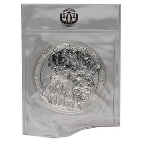 Moneda Ruanda 50 Francos Ruandeses Buey Plata 2015 1oz