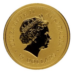 Moneda Australia 15 Dollars Canguro Oro 2006 1/10oz