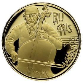 Moneda Andorra 50 Diners Pau Casals Oro 1993 17,03g
