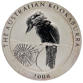 Moneda Australia 1 Dollar Kookaburra Plata 2008 1oz