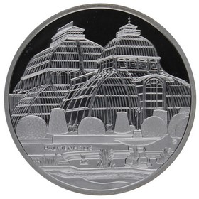 Moneda Austria 10 Euros Palmenhaus Plata 2003 16g