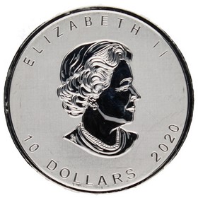 Moneda Canadá 10 Dollars Goose Plata 2020 2oz