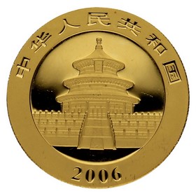 Moneda China 500 Yuans Panda Oro 2006 1oz
