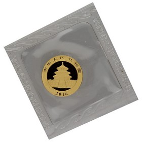 Moneda China 50 Yuans Panda Oro 2016 1/10oz
