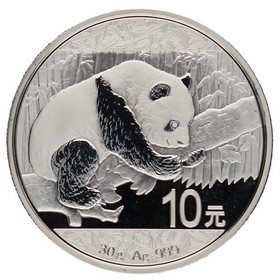 Moneda China 10 Yuans Panda Plata 2016 30g