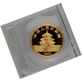 Moneda China 5 Yuans Panda Oro 1989 1/20oz