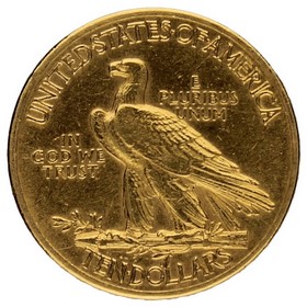 Moneda Estados Unidos 10 Dollars Indian Head Oro 1915 16,68g