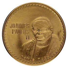 Moneda México Visita Juan Pablo II Oro 1979 34,38g
