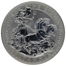 Moneda Reino Unido 2 Pounds Britannia Plata 1999 1oz