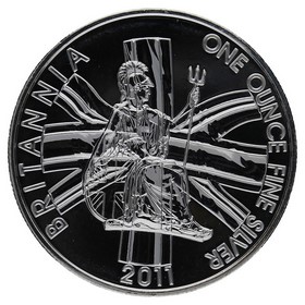 Moneda Reino Unido 2 Pounds Britannia Plata 2011 1oz